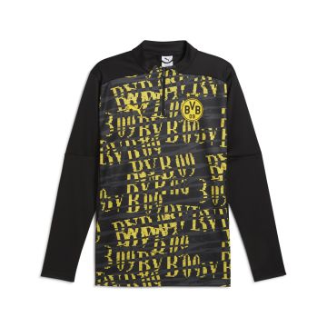 PUMA BVB PREMATCH 1/4 ZIP TOP - Herren