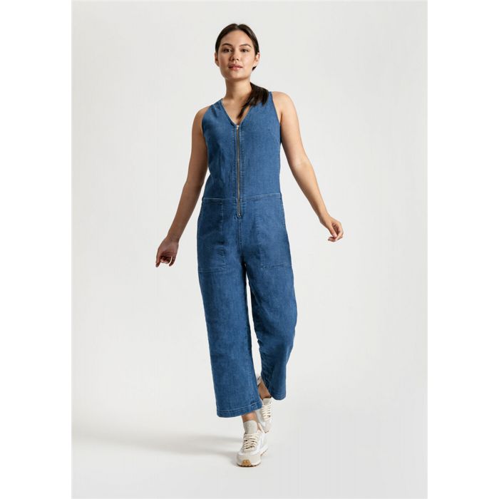 DU/ER Performance Denim Jumpsuit - Light Stone - Damen main product photo