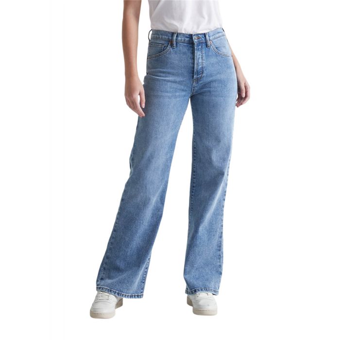 DU/ER Midweight Denim Wide Leg - Vint Blue - Damen main product photo