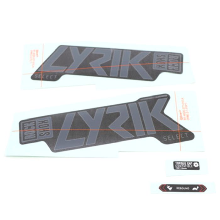 ROCK SHOX Fork Decal Kit, Lyrik Select 2020+ grey for black main product photo